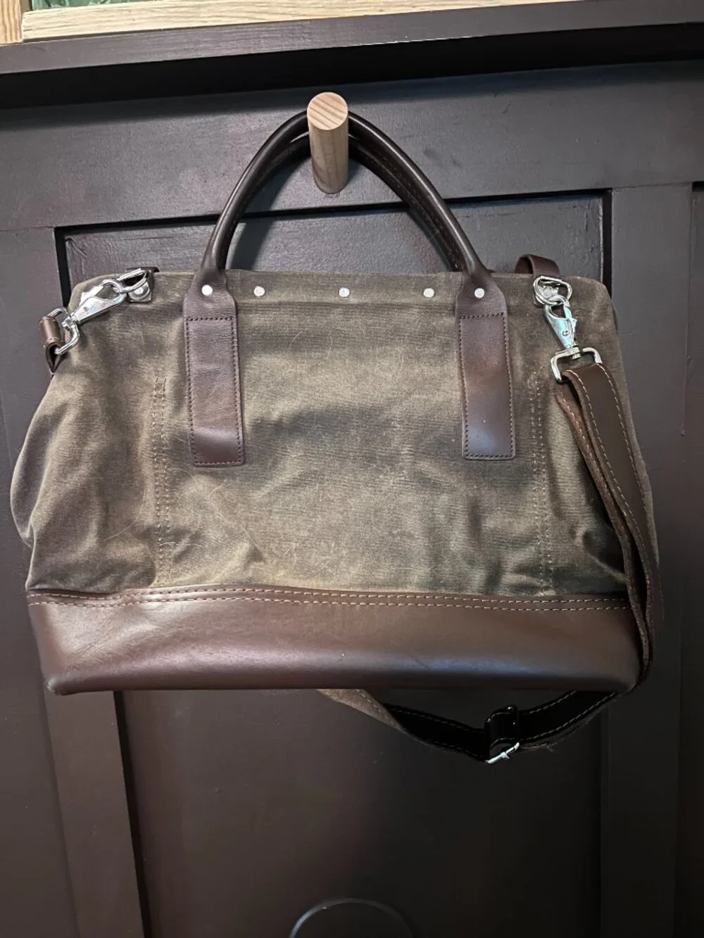 Wood & Faulk Small Weekender Bag